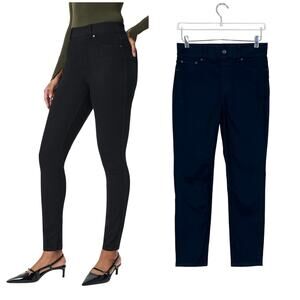 Spanx | Black Ankle Tummy Control High Rise Skinny Pants Jeggings Jeans Medium M